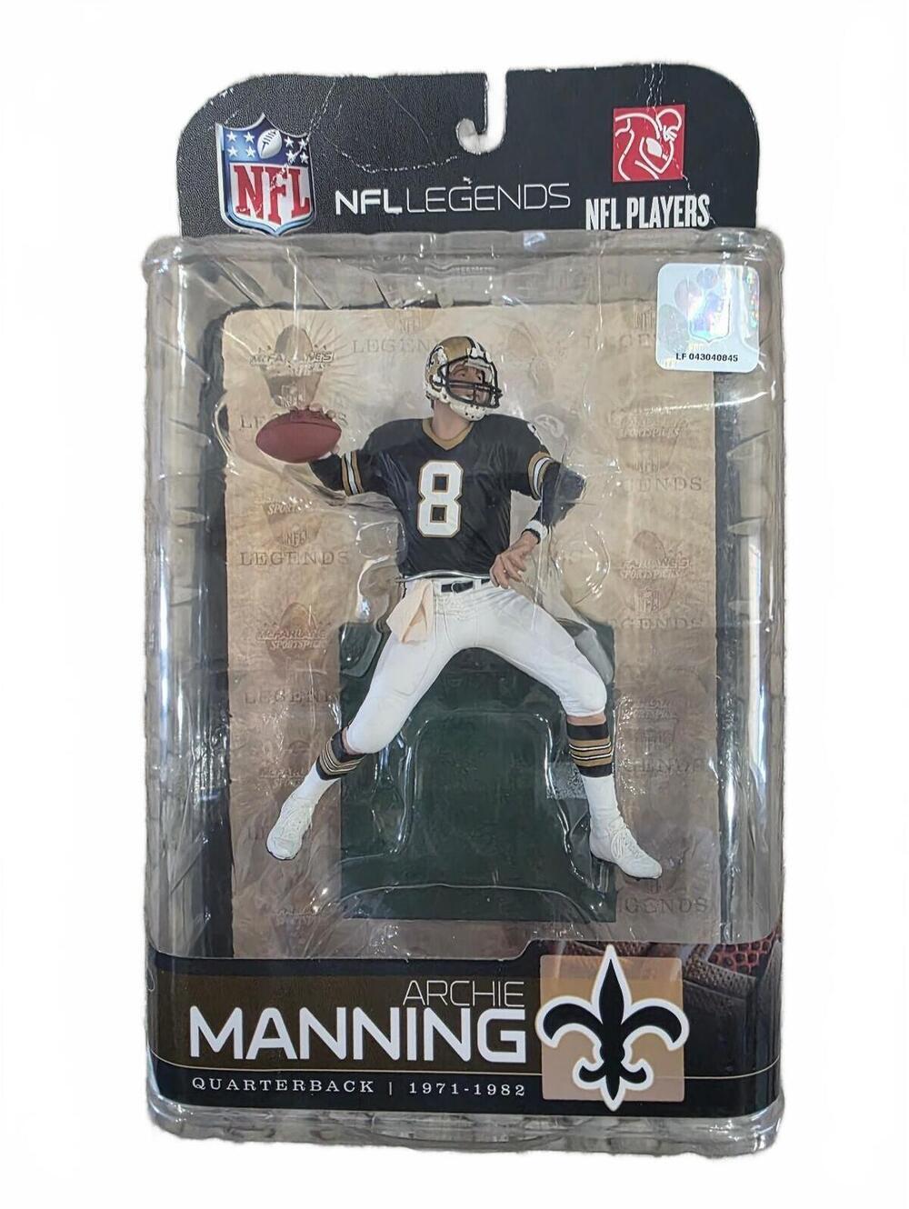 Archie Manning 1971 -1982 McFarlane Toys NFL Legends Series 5 New Orleans Saints